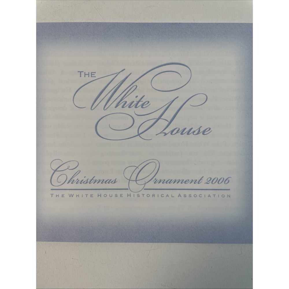 The White House Christmas Ornament 2006 In Original Box - Picture 5 of 7